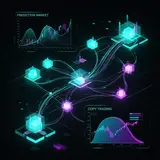 Polymarket copy trading bot sniper MEV strategies - automated prediction market trading with AI sniper bot crypto, copy trading bot, and blockchain data visualization for Polymarket